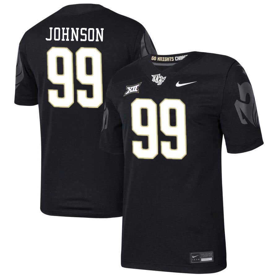 Men #99 Jamaal Johnson UCF Knights Big 12 Conference College Football Jerseys Stitched-Black